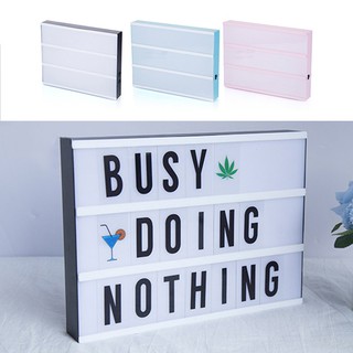Hộp đèn gắn chữ cái siêu dễ cưng