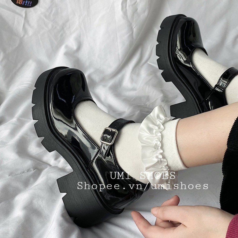 [CÓ SẴN-NOWSHIP] Giày oxford nữ da bóng, da lì ulzzang Hàn quốc dáng marry quai cài đế cao 4cm to cá tính năng động đẹp | BigBuy360 - bigbuy360.vn