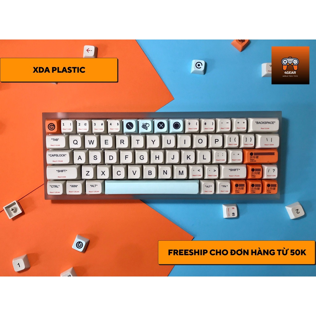 Keycap This is Plastic XDA 139 nút bàn phím cơ Thick PBT
