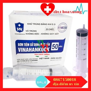Bơm tiêm 50 ăn vinahakool( combo 10 chiếc)