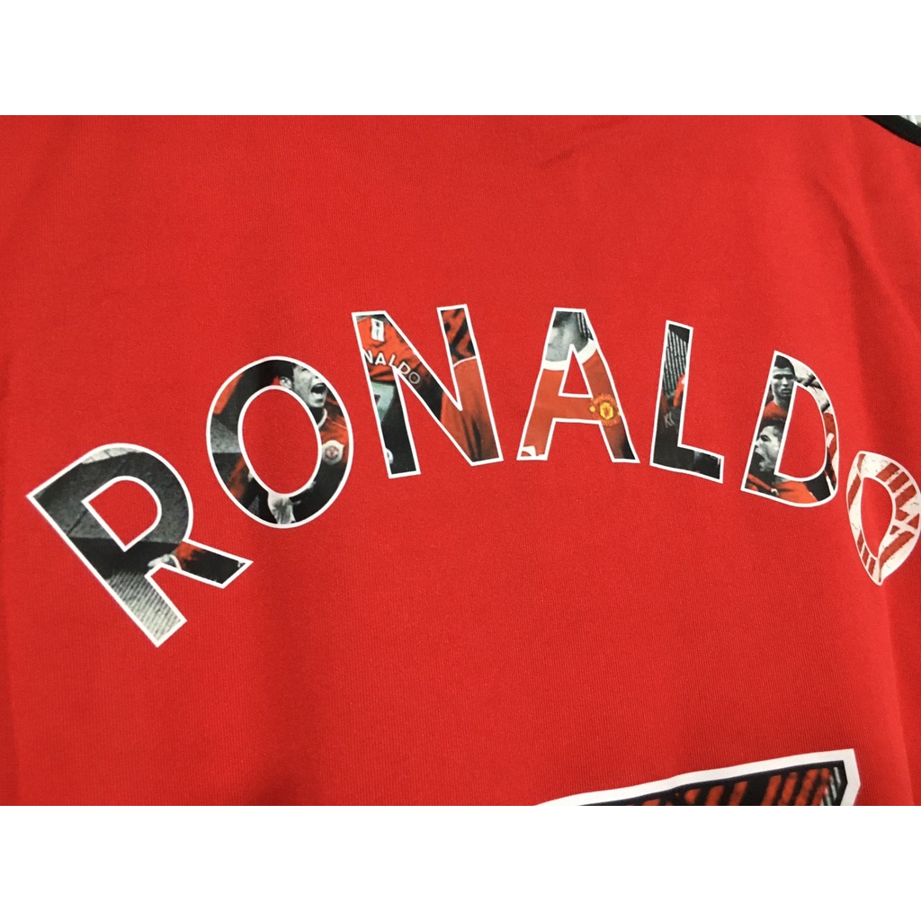 Bộ quần áo đá banh Ngôi sao Ronaldo CR7 MU đỏ 2023 bản đặc biệt