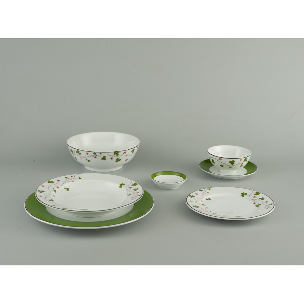 Tô thấp 15 cm Jasmine Hoa May Mắn - Gốm sứ cao cấp Minh Long I