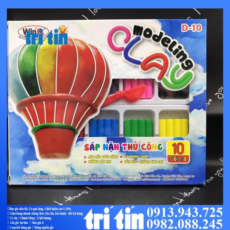 🔥 Mẫu đẹp, có sỉ 🔥 Đất nặn thủ công 5- 10 màu WINQ (GIÁ TẠI KHO) - vanphongphamnhanvan