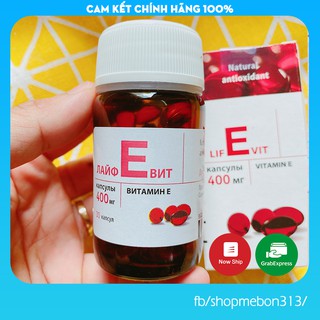 Vitamin E đỏ Zentiva 400mg, Nga (30 viên) làm sáng da, cải thiện nám và mụn trứng cá cho phụ nữ từ 12 tuổi trở lên