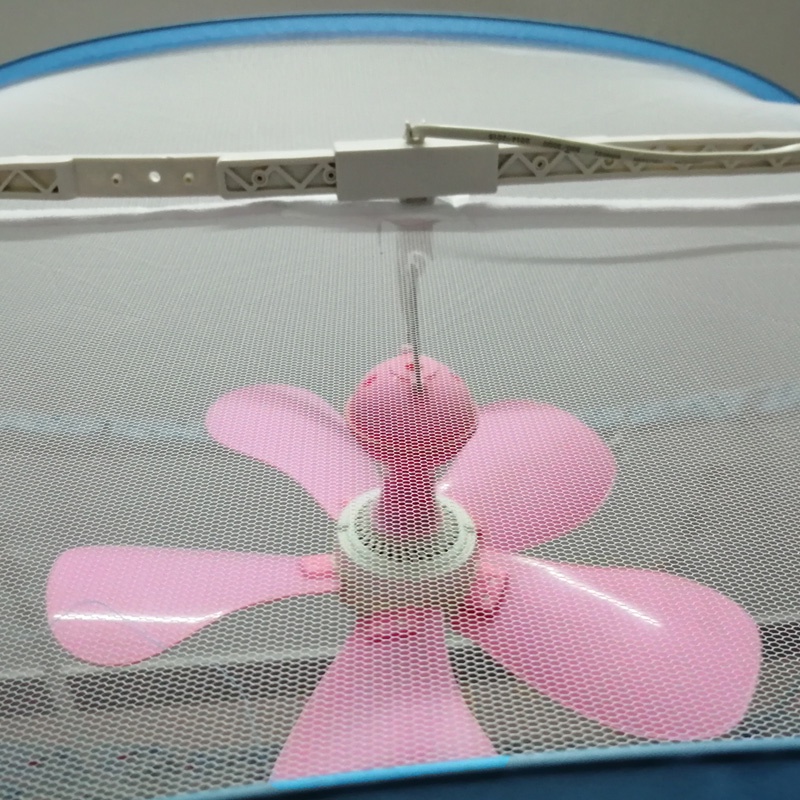 Lưới chống muỗi dày quạt điện thanh treo lều có thể thu vào trần nhỏ móc xà ngang điều chỉnh đặc biệt