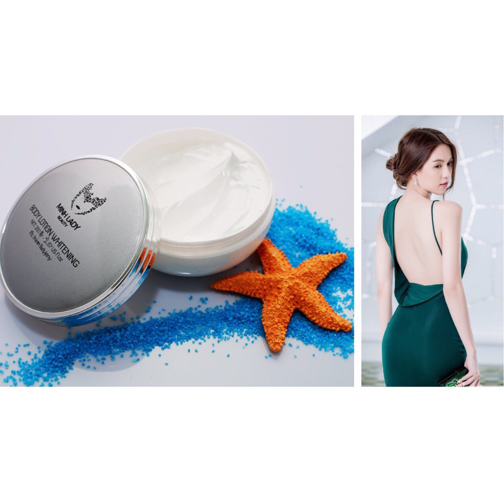 [Trắng Tại Nhà] Kem Trắng Da Body Chống Nắng - Trắng Hồng Sau 2 Tuần