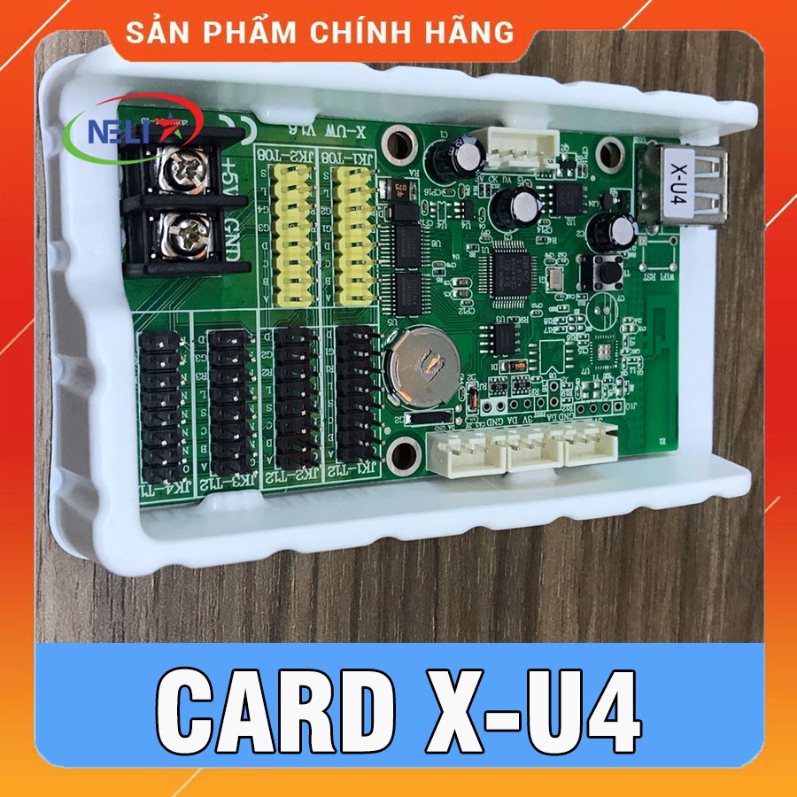 Card BX X-U4 điều khiển module LED 1 màu,3 màu chiều cao 4 hàng.