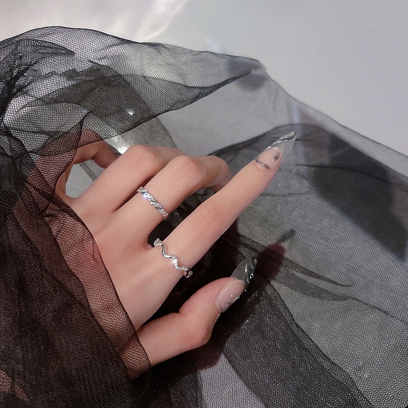 Nhẫn Hở Nhẹ Thiết Kế Sang Trọng Tinh Tế Dành Cho Nữ