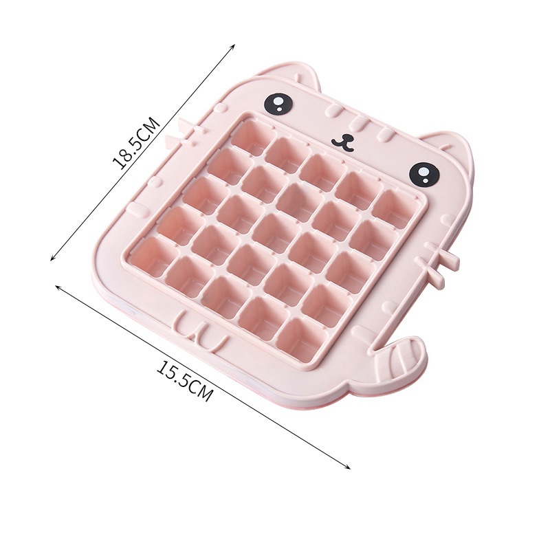 Khuôn làm kem 25 ô, làm đá, rau câu hình thú dễ thương - Khuôn kem