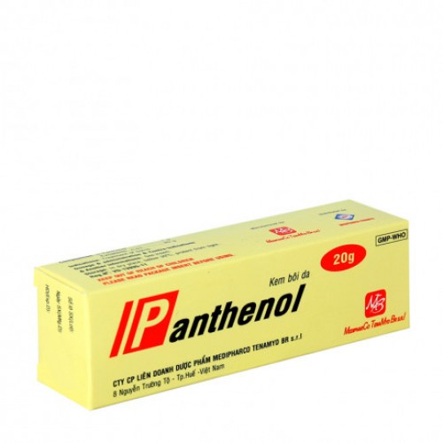 Kem Panthenol 5% bôi bỏng, cháy nắng Panthenol 5% Tube 20g