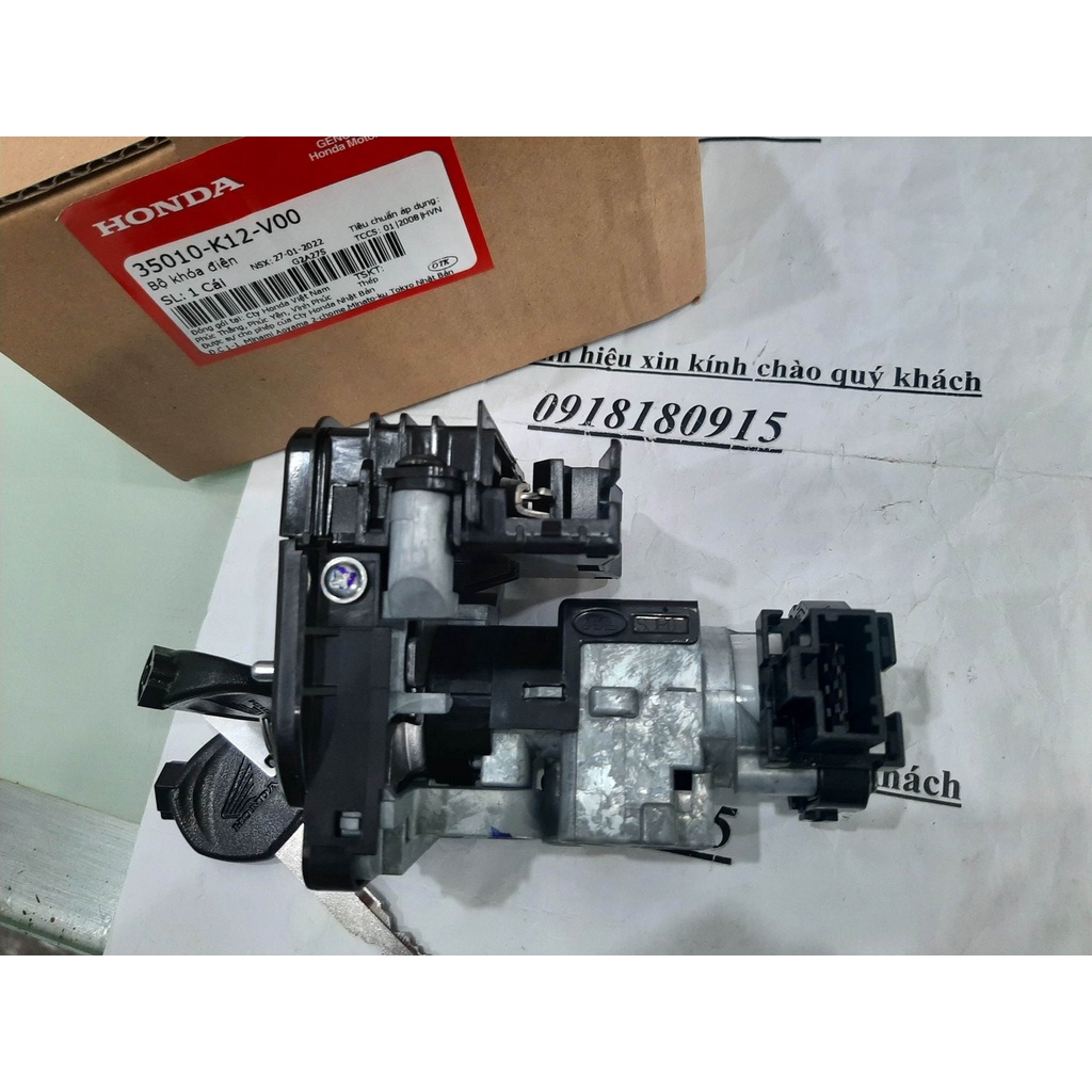 Bộ khóa điện lead 125 2018-2021 khoá chìa honda