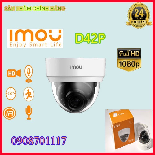 Camera IP Wifi Dome 4.0MP IPC-D42P-IMOU D42 D42P