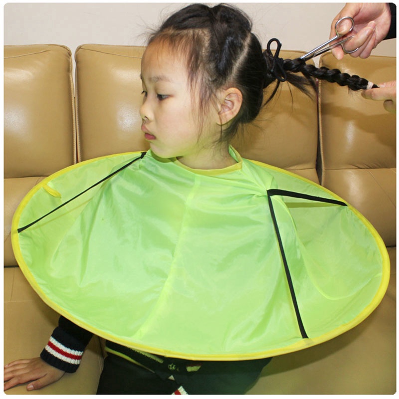 [Hàng mới về] Áo choàng cắt tóc cho bé có thể điều chỉnh tiện lợi