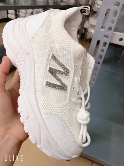 Giày Sneaker Nữ Độn Đế Đẹp Viền Chữ M , Giày thể thao Nữ