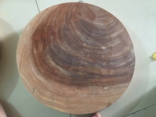 ☘️ Thớt nghiến(nhỏ)chuẩn Tây Bắc size 25cm(mặt thớt rộng 25cm) 🍀