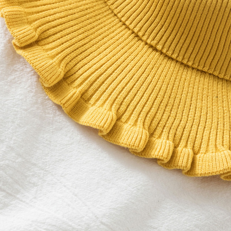 Khăn Choàng Cổ Dệt Kim Màu Trơn Phối Bèo Có Thể Tháo Rời