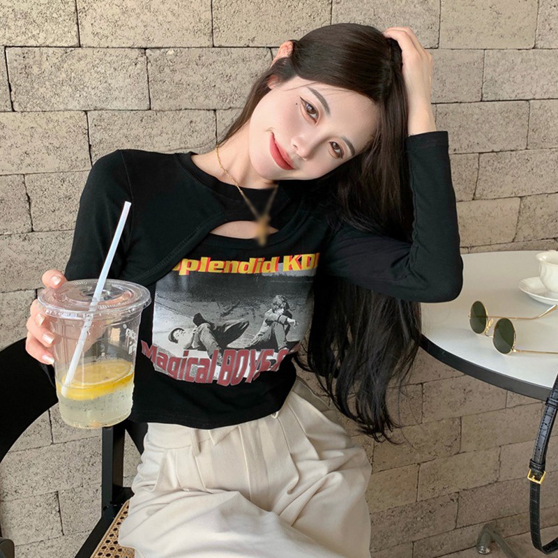 Áo Thun Thể Thao Dài Tay Ôm Dáng Thời Trang Dành Cho Nữ