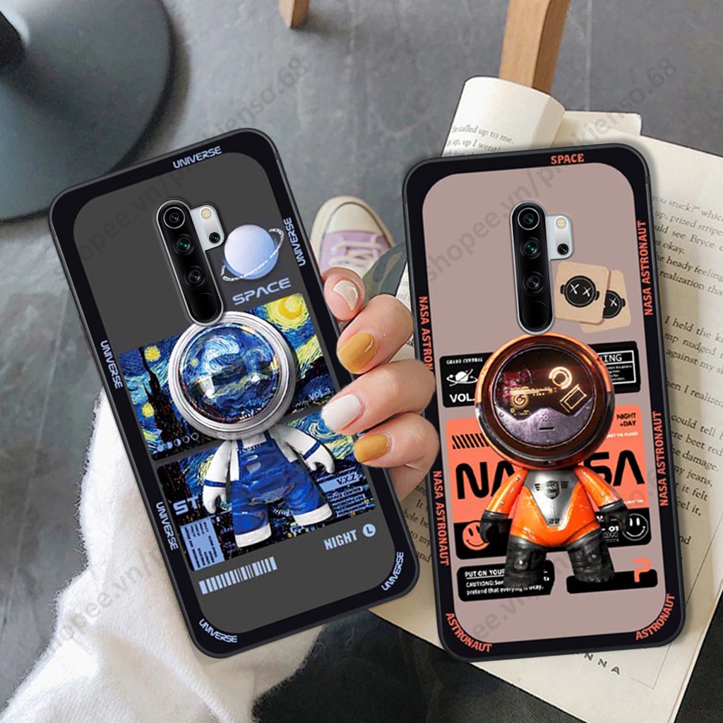 Ốp lưng Xiaomi Redmi Note 8 / Note 8 Pro hình người máy, robot nasa đáng yêu dễ thương