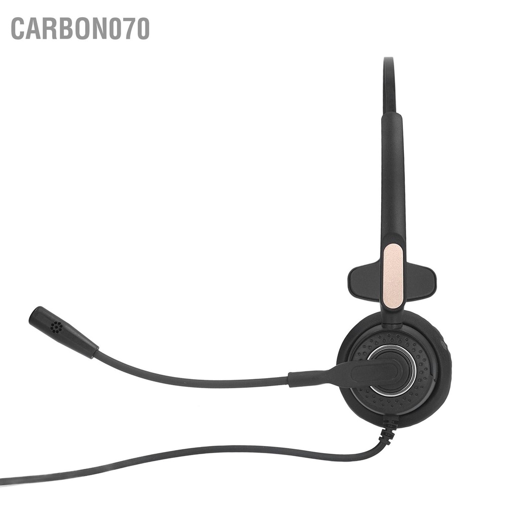 [Hàng HOT] Tai nghe chụp tai Có Dây USB Kèm Micrô hỗ trợ giảm tiếng ồn cho tổng đài viên văn phòng【Carbon070】