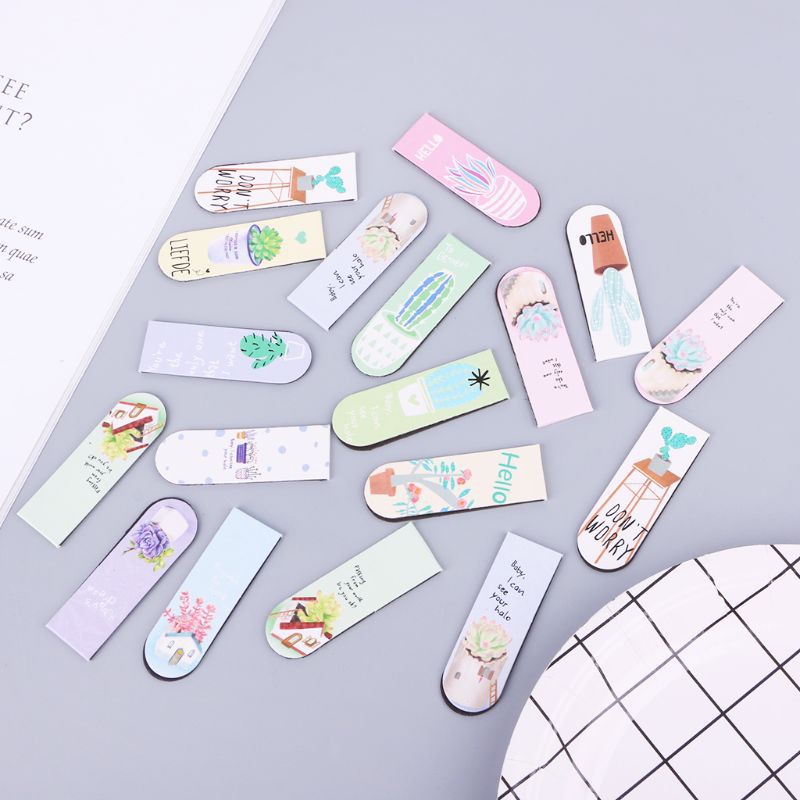 Set 6 Kẹp Sách Nam Châm Hình Cây Xương Rồng