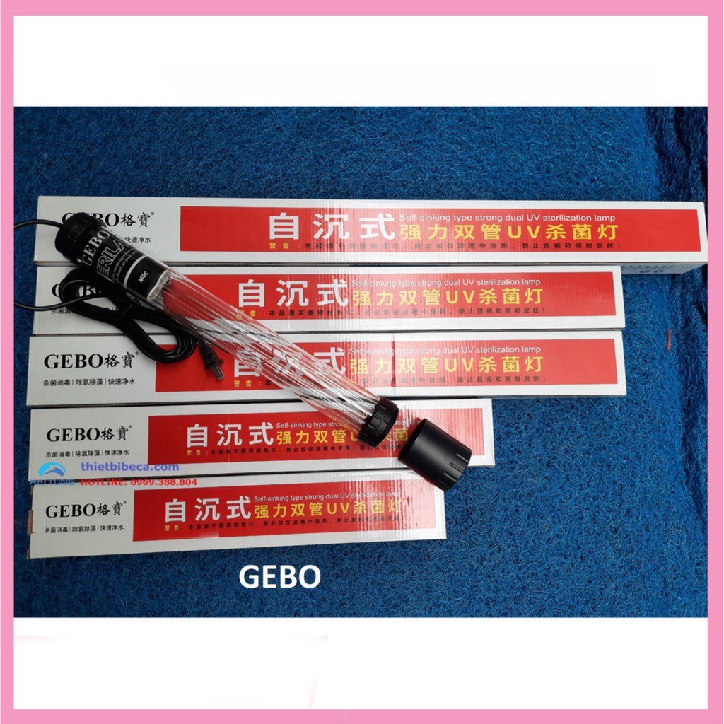 Đèn Diệt Tảo Cho Hồ Cá Koi UV 100w Fort Di, 3D, Gebo (đèn diệt tảo chuyên dụng cho hồ cá koi được tin dùng)