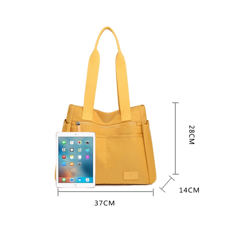 Túi Xách canvas Chống Thấm Nước Kiểu Dáng Đơn Giản Thời Trang Dành Cho Nữ