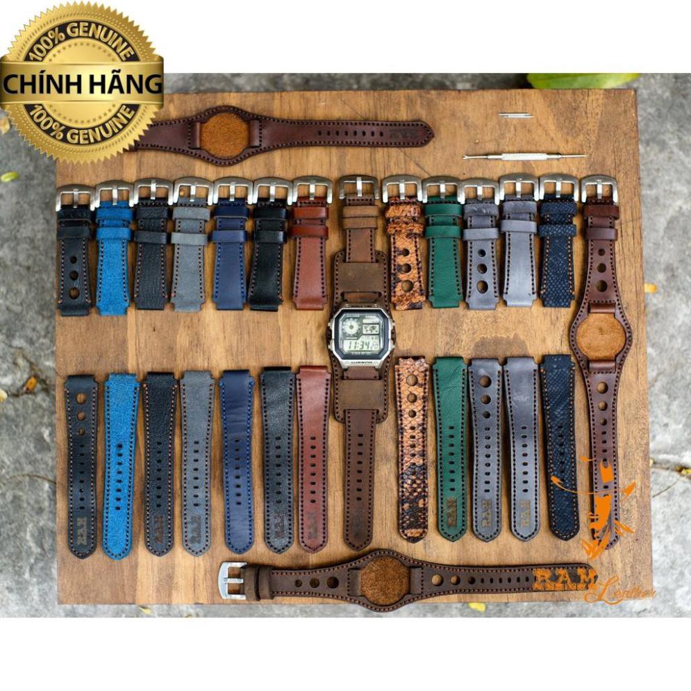 TỔNG HỢP DÂY ĐỒNG HỒ DA BÒ THẬT ORIENT SK 21MM-CHÍNH HÃNG RAM LEATHER .