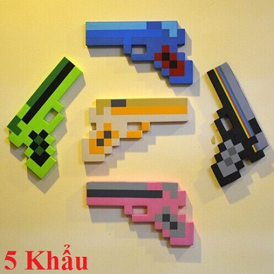 Combo súng ngắn minecraft