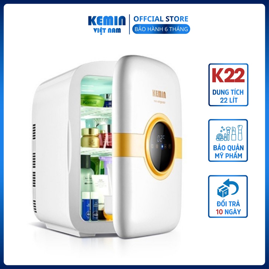 Tủ lạnh mini Kemin K22 - 22L làm nóng lạnh 2 chiều Bảo hành 6 tháng