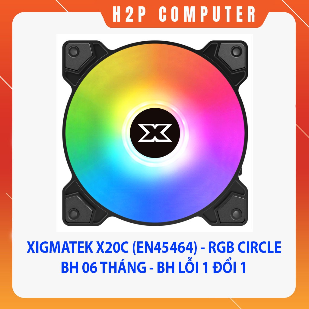 Quạt tản nhiệt XIGMATEK X20C (EN45464) - RGB CIRCLE