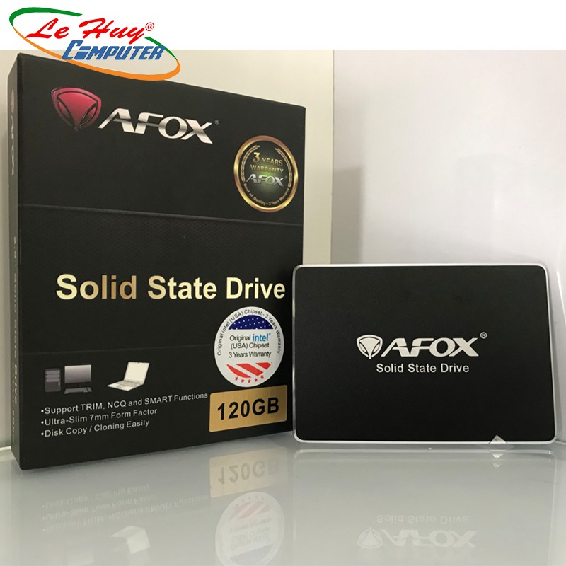 [Mã ELCLTET giảm 9% đơn 500K] Ổ cứng SSD AFOX 120GB SATA 3 (AFSN25BW120G)