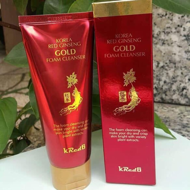 Sữa rửa mặt sâm Gold Kred6