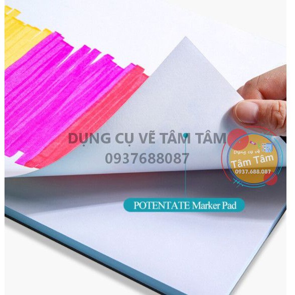-Sổ vẽ marker, vẽ Marker, MARKER PAD -Kích thước -