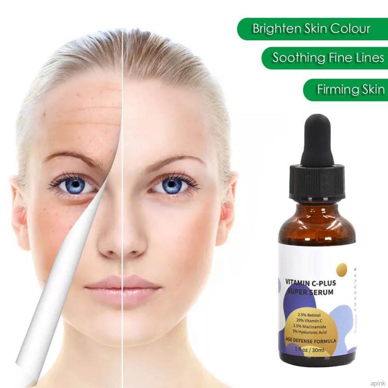Tinh Chất Vitamin C Retinol Niacinamide Hyaluronic Acid Làm Trắng Chống Lão Hóa Da 30ml