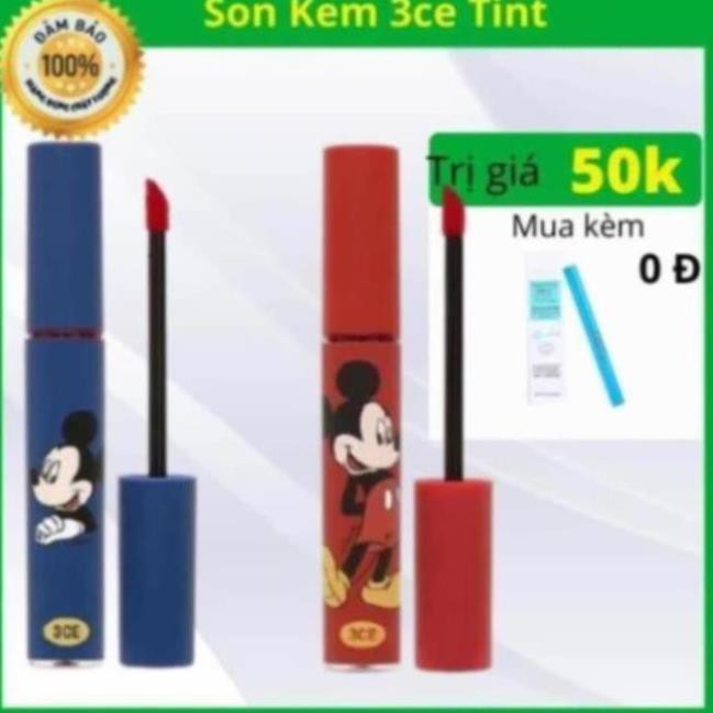 [ Auth-check code]Son Kem 3CE TATTOO LIP TINT - PHIÊN BẢN CHUỘT MICKY 💝 Son 3CE DISNEY MicKey