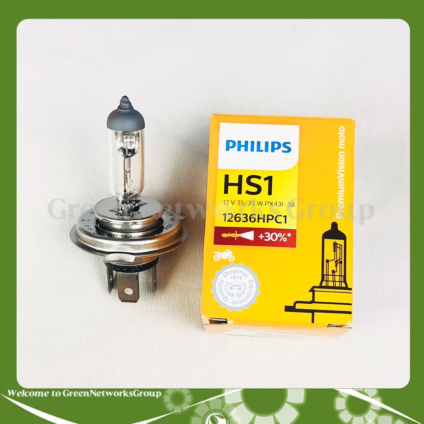 Bóng đèn Halogen HS1 Philips 12V 35W Greennetworks