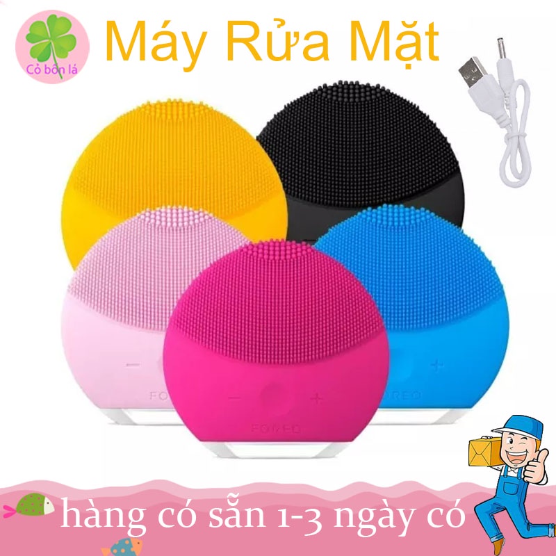 Máy Rửa Mặt Chính Hãng 🌸 Máy Massage Mặt - Chống Lão Hóa - Tăng Độ Dàn Hồi Da - Giảm Nếp Nhăn Rửa Sạch Sâu Bên Trong Da