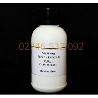 100mL Dầu Khoáng Parafin (Paraffin Oil) - Light White Oil - White Mineral Oil - PO