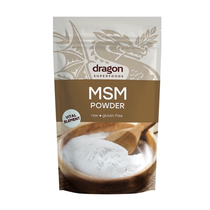 Bột lưu huỳnh MSM hữu cơ Dragon Superfoods 200gam