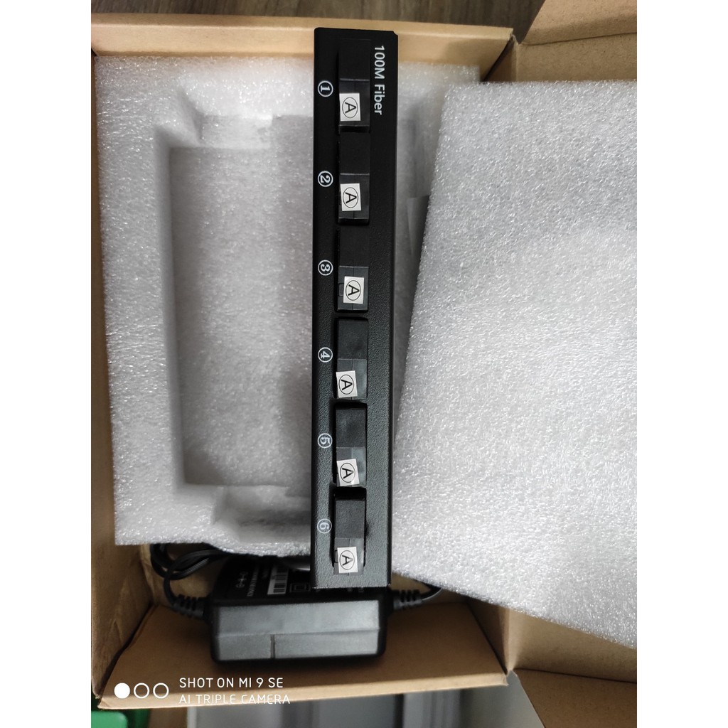 Swich quang cổng 6 quang 2 cổng lan chuẩn A hoặc chuẩn B