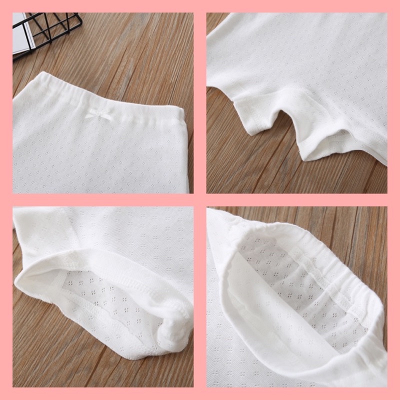 QUẦN ÁO THUN COTTON BA LỖ MÀU TRẮNG CAO CẤP CHO BÉ - SY202116/7