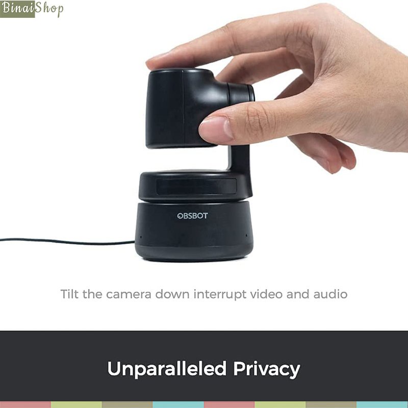 OBSBOT Tiny - Webcam Máy Tính Góc Rộng 90°, Phân Giải HD1080, Zoom 2x, Tích Hợp AI Điều Khiển Cử Chỉ Tay | BigBuy360 - bigbuy360.vn