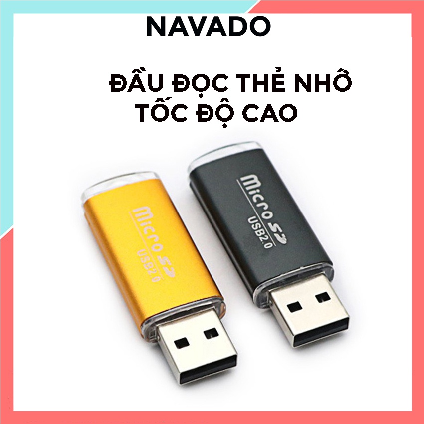 Đầu đọc thẻ nhớ tốc độ cao cho TF Micro SD NAVADO