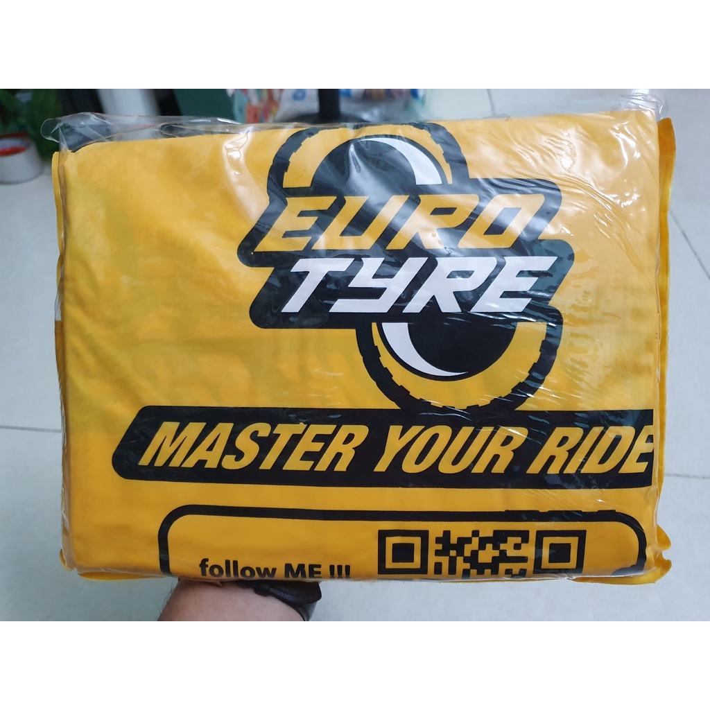 (Hàng quà tặng) Áo mưa cánh dơi các thương hiệu lốp xe Michelin - Pirelli - Aspira