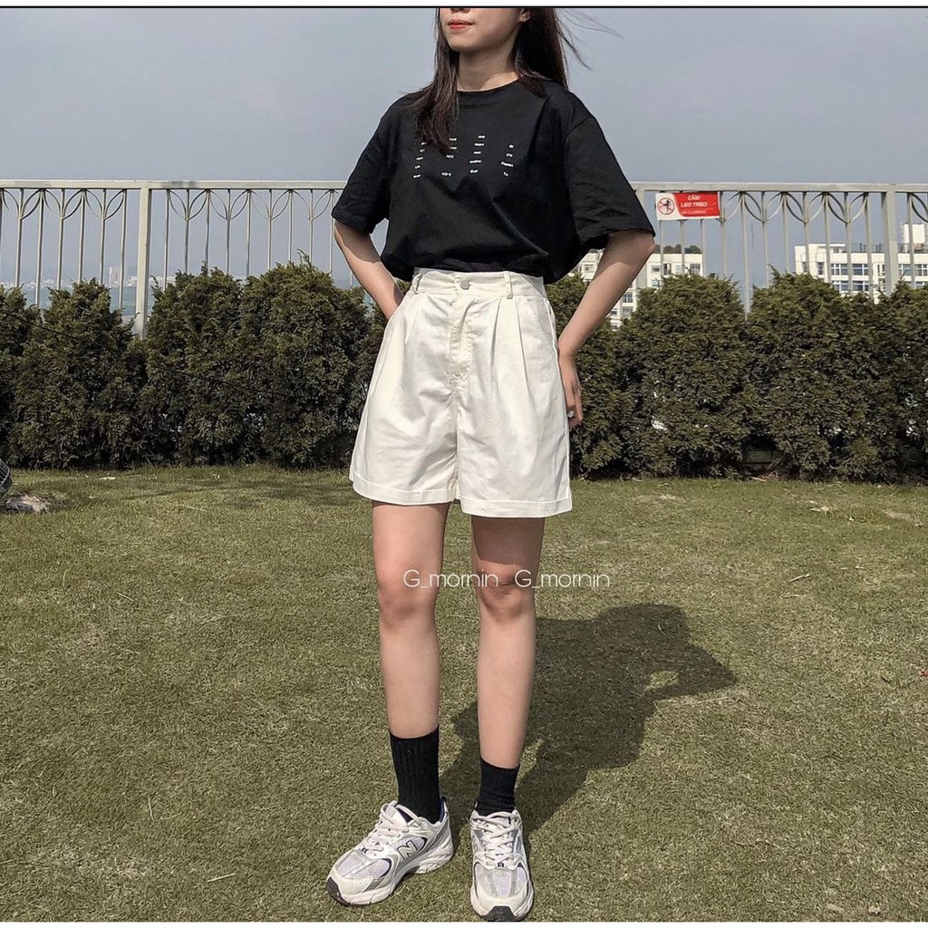 Quần Short Kaki Sắn Gấu 3 Màu ⚡ Casper.Store | FREESHIP | ⚡ Quần đùi nữ form rộng, dáng lửng hot trend