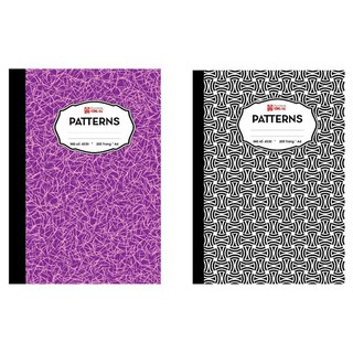Sổ kẻ ngang 200 trang Patterns (4530)
