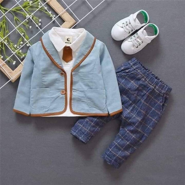 Set vest 3 chi tiết cho bé