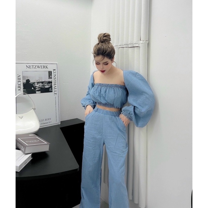Set bộ jean 3 món
