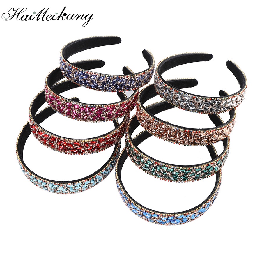 Haimeikang Băng đô đính kim cương nhân tạo phong cách Hàn Quốc dành cho nữ