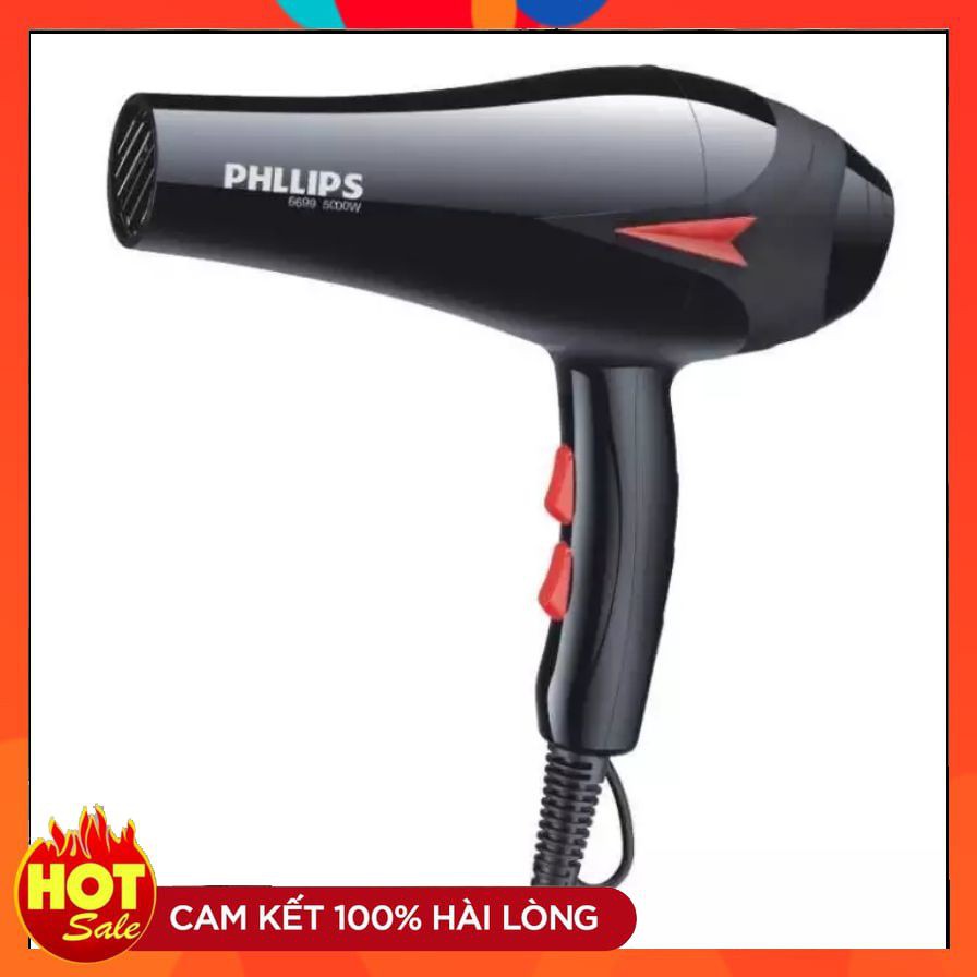 Máy sấy tóc ⚡️𝐅𝐑𝐄𝐄 𝐒𝐇𝐈𝐏⚡️ Máy sấy tóc Philips No.6699 cao cấp - Bảo Vệ Tóc - Đa Chức Năng - Sấy Chuyên Nghiệp